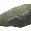 Handbags The Quiet Man | The Quiet Man Green Tartan Wool Flat Cap