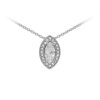 Jewellery Tipperary Crystal | Sterling Silver Marquise Cut Pendant