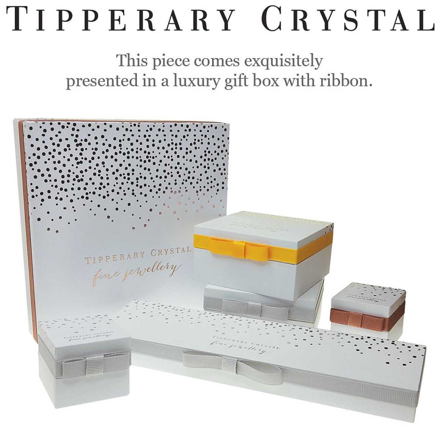 Jewellery Tipperary Crystal | Rose Gold O Pendant