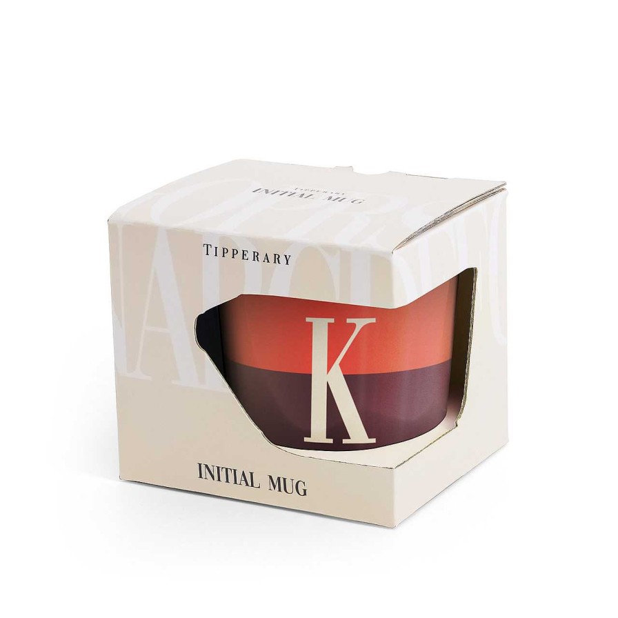 Homeware Tipperary Crystal Mugs | Tipperary Crystal Initial "K" Mug