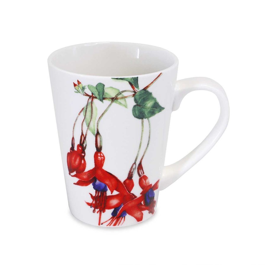 Homeware Tipperary Crystal Mugs | Botanical Studio Fuchsia Mug