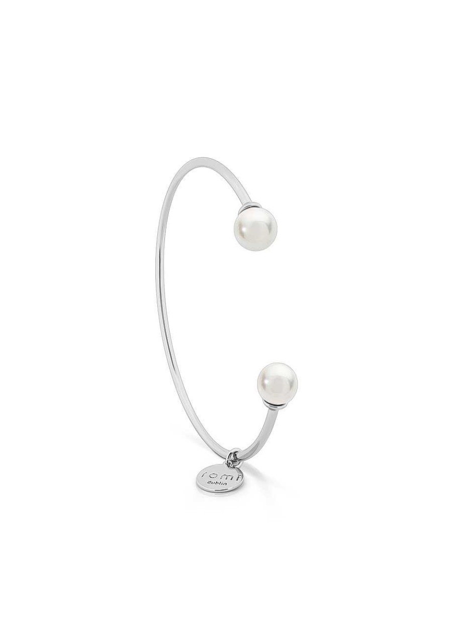 Jewellery Romi Dublin | Romi Silver Pearl Bangle