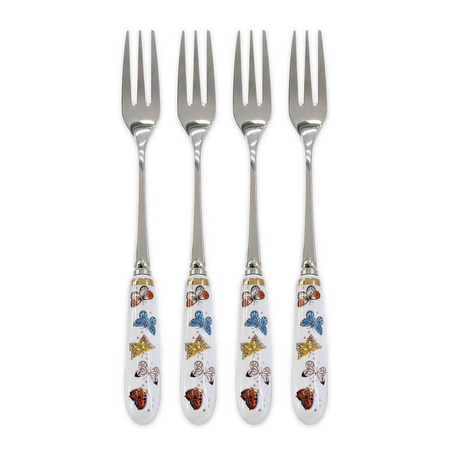 Homeware Butterfly Mugs | Butterfly Pastry Forks Set Of 4