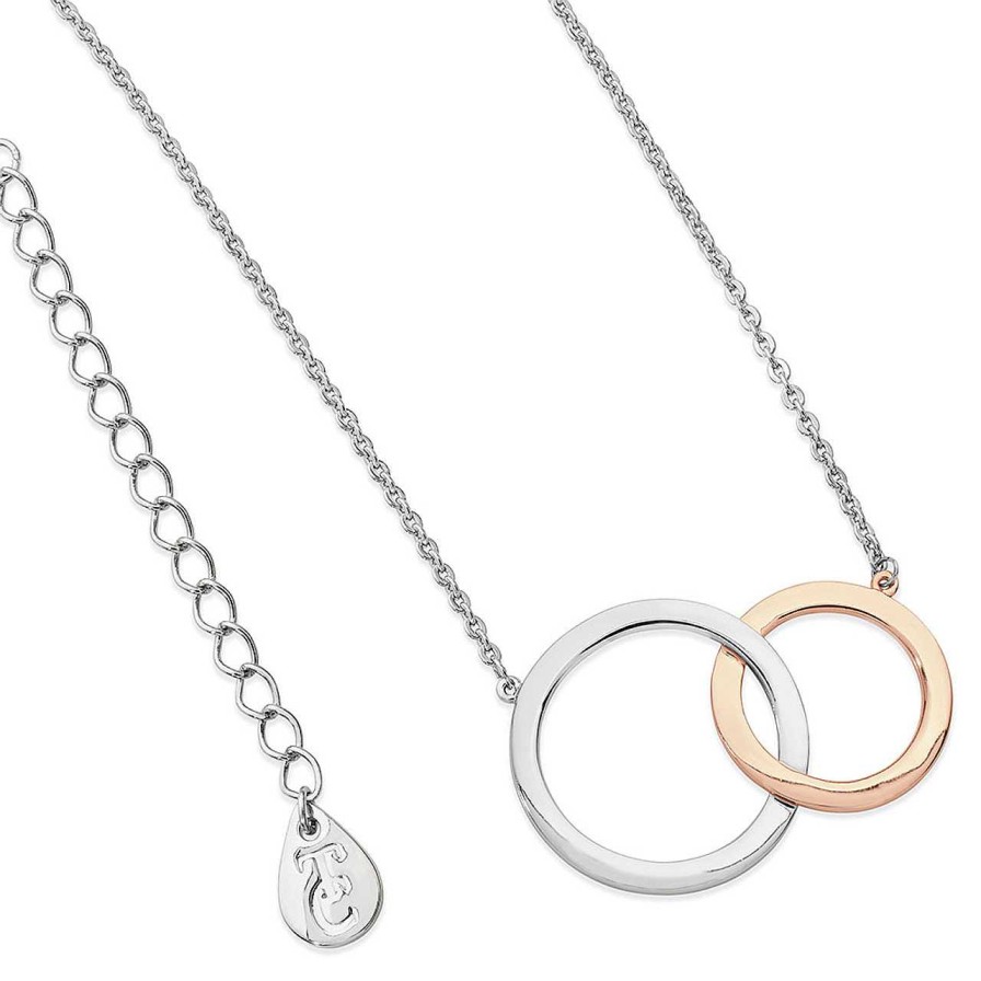 Jewellery Tipperary Crystal | Interlocking Circles Pendant