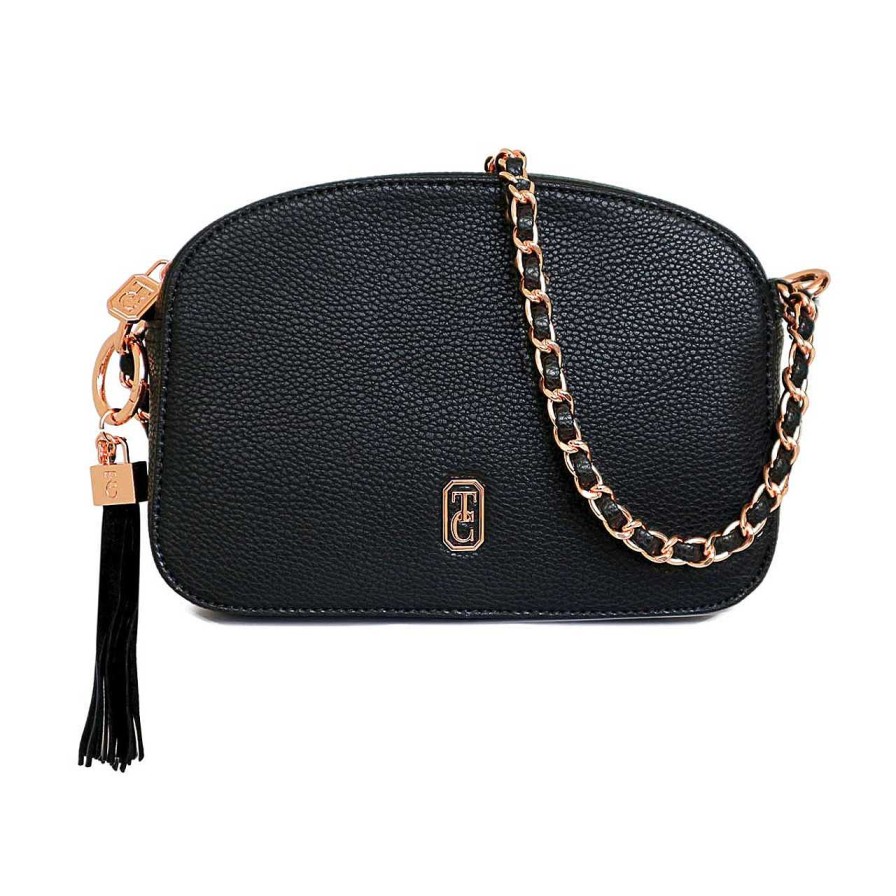 Handbags Tipperary Crystal | The Cannes Shoulder Bag Black