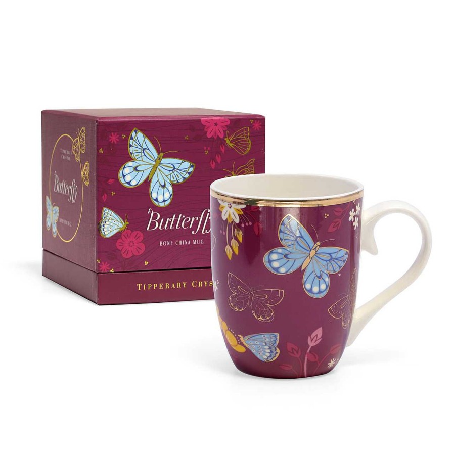 Homeware Butterfly Mugs | Single Butterfly Mug - The Common Blue