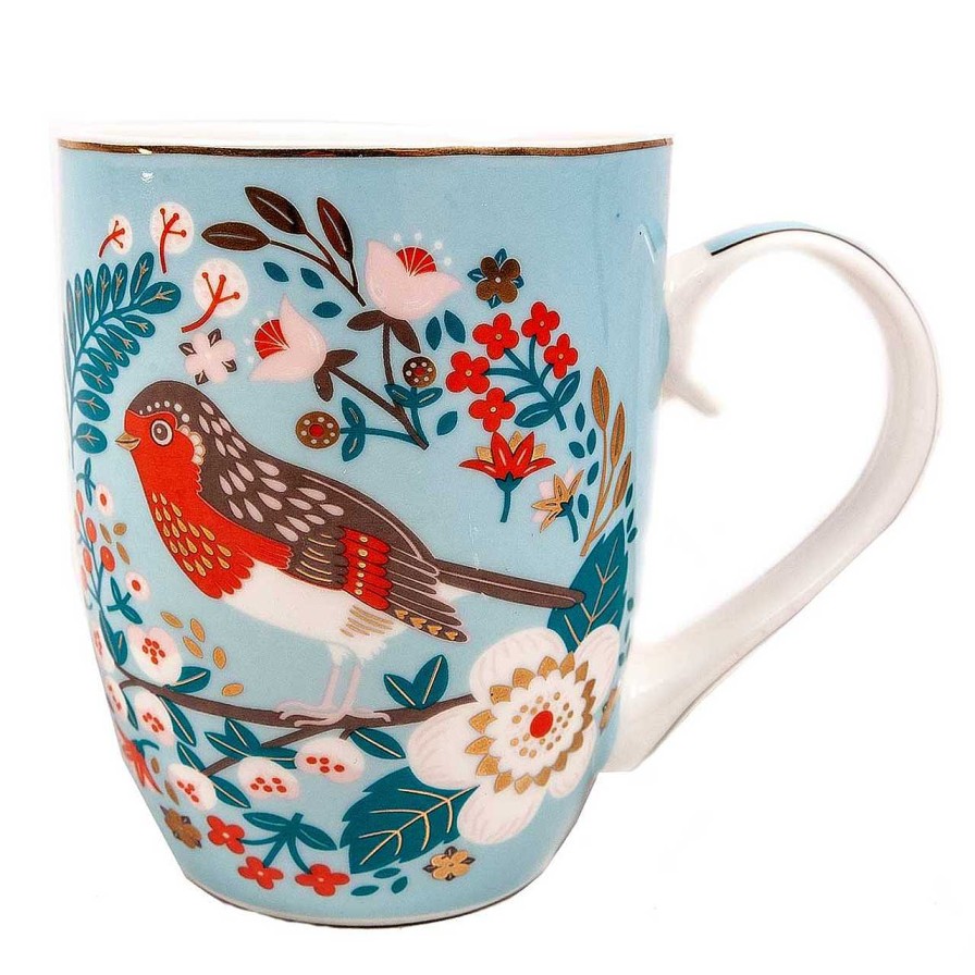 Homeware Birdy Oil | Tipperary Single Birdy Mug - Robin