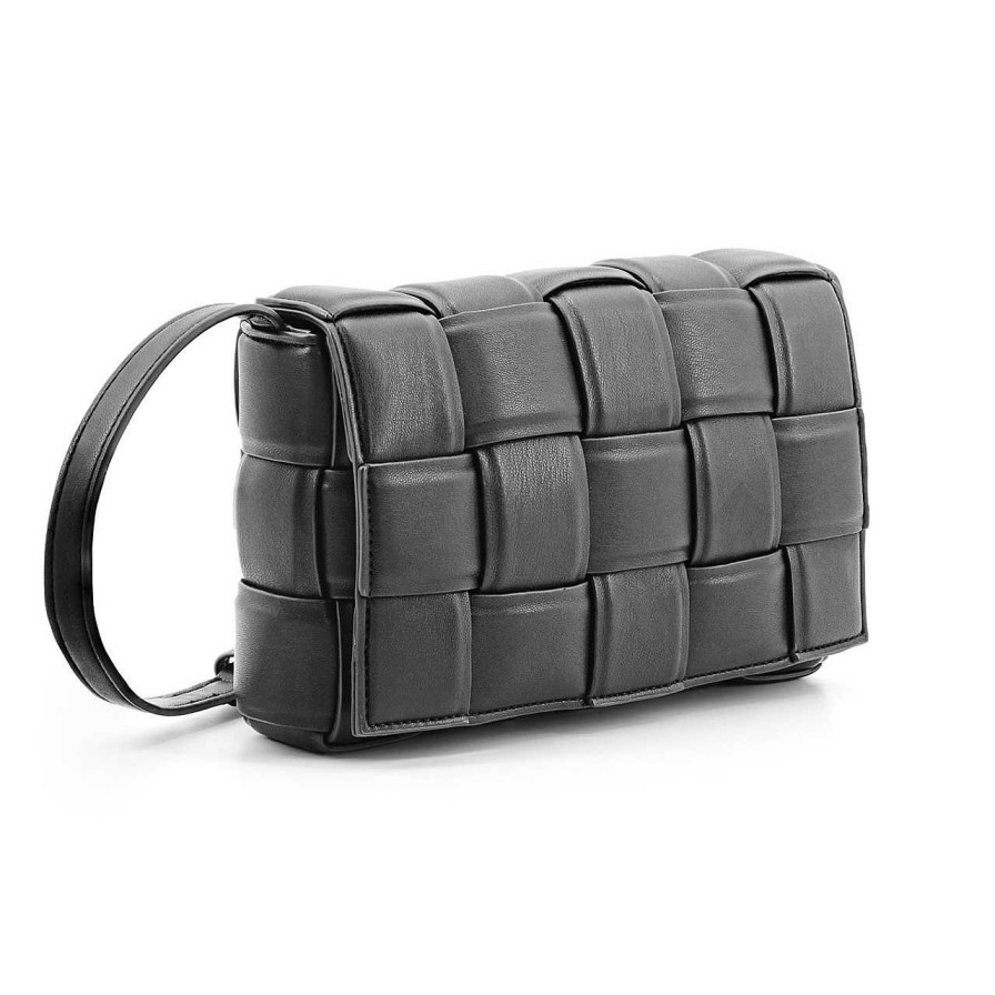 Handbags Tipperary Crystal | Lyon Weave Bag - Black