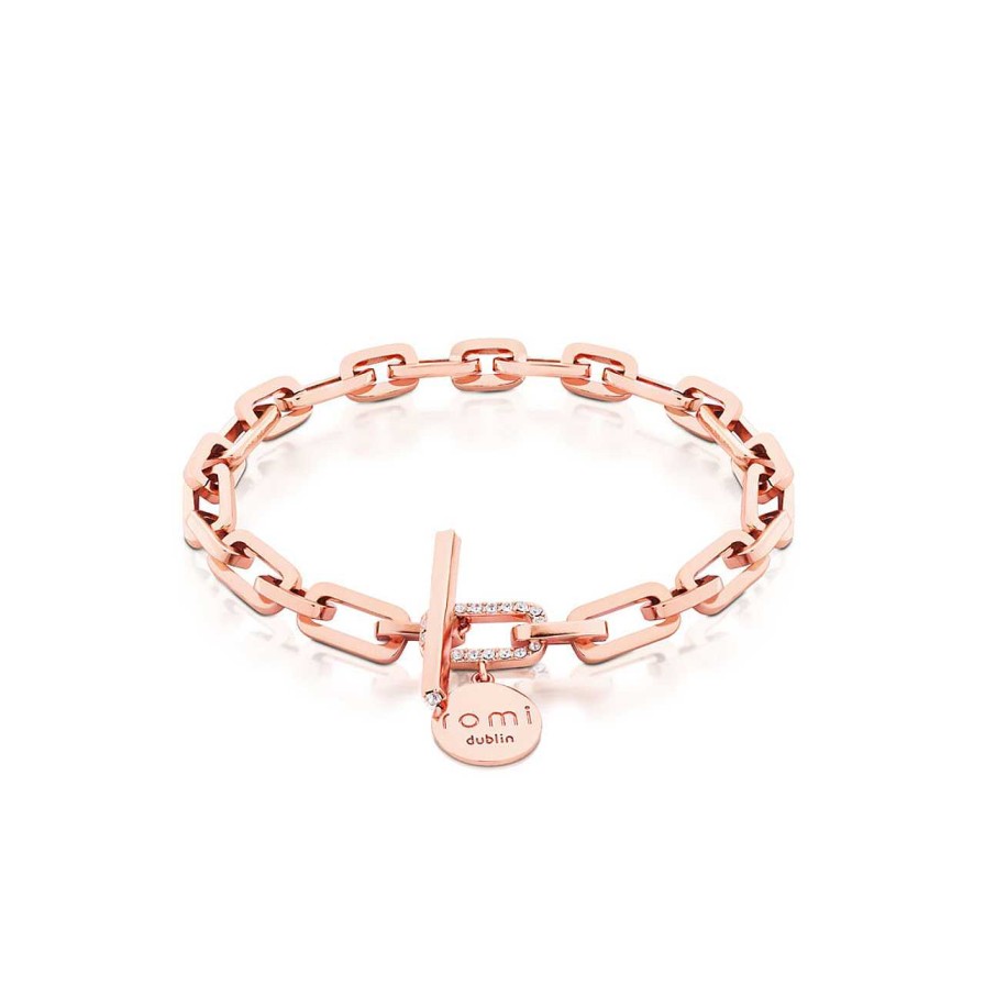 Jewellery Romi Dublin | Romi Rose Gold Chain Bracelet