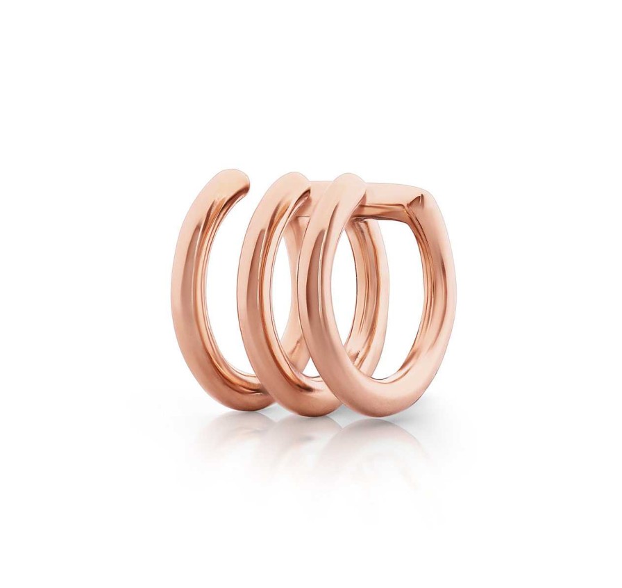 Jewellery Romi Dublin | Romi Rose Gold Stone Set & Triple Cuff Earring Set