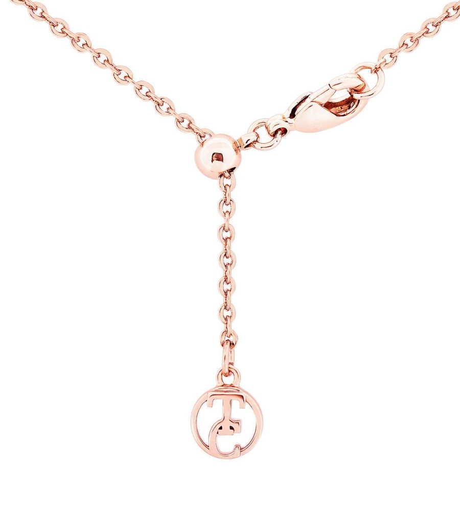 Jewellery Tipperary Crystal | Tc Butterfly - Open Pendant Rose Gold