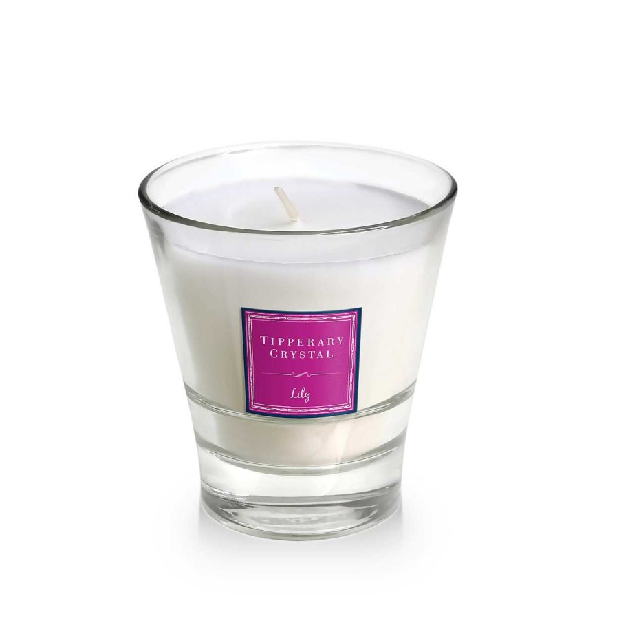 Homeware Tipperary Crystal Candles | Lily Filled Tumbler Glass