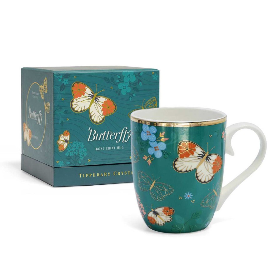 Homeware Butterfly Mugs | Single Butterfly Mug - The Orange Tip