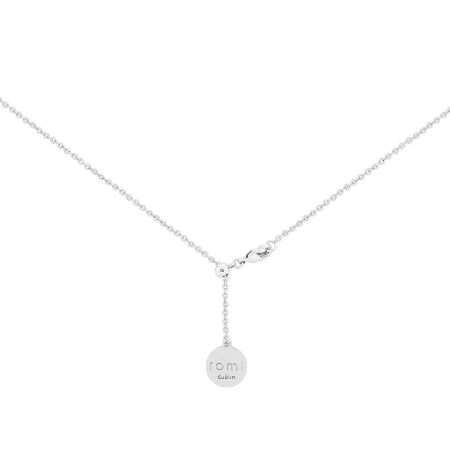 Jewellery Romi Dublin | Romi Mini Disc Chain Necklace Silver