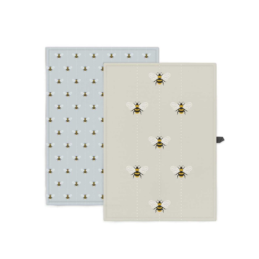 Homeware Bees Tea Towels | Bee S/2 Tea Towels