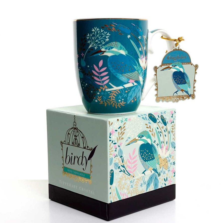 Homeware Birdy Mugs | Tipperary Single Birdy Mug - Kingfisher