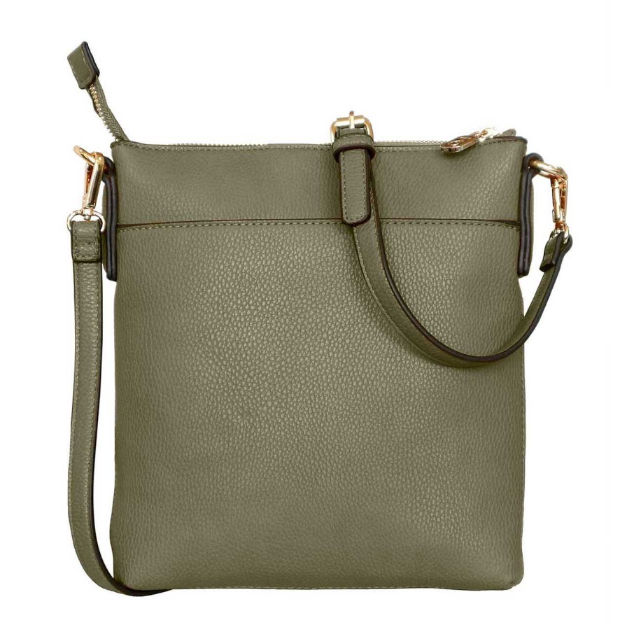 Handbags Tipperary Crystal | The Chelsea Cross Body Pouch Olive