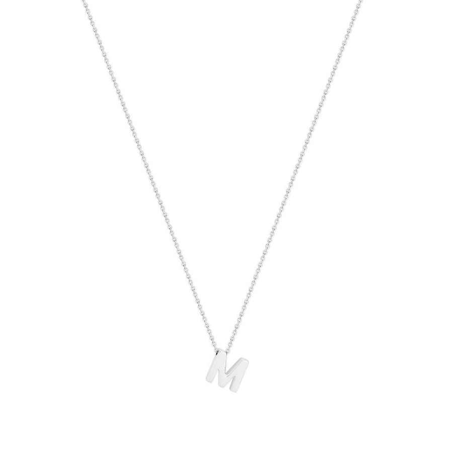 Jewellery Tipperary Crystal | Sterling Silver Tipperary Letter "M" Pendant