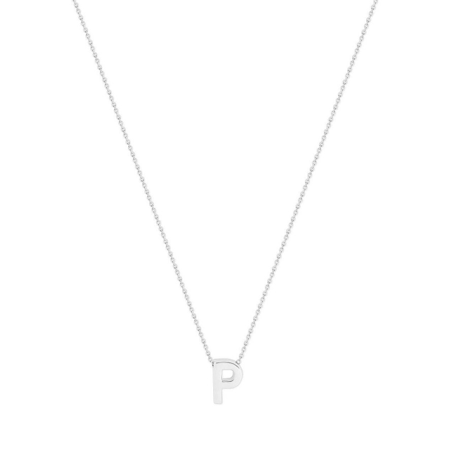 Jewellery Tipperary Crystal | Sterling Silver Tipperary Letter "P" Pendant