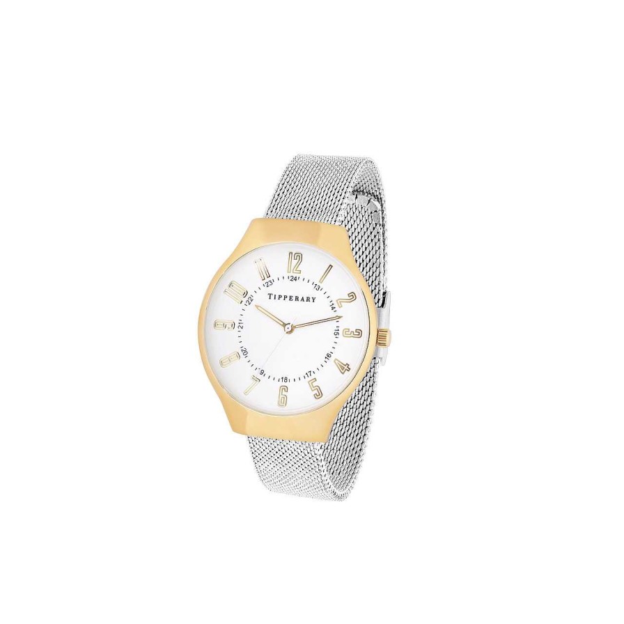 Jewellery Tipperary Crystal | Angelo Silver & Gold Watch - New Autumn 2023