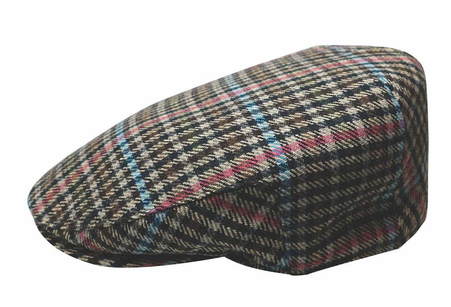 Handbags The Quiet Man | The Quiet Man Checked Flat Cap 56Cm