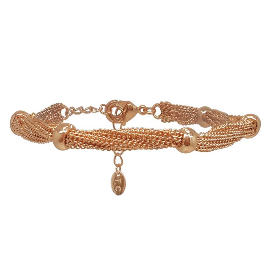 Jewellery Tipperary Crystal | Rose Gold Chain Bracelet