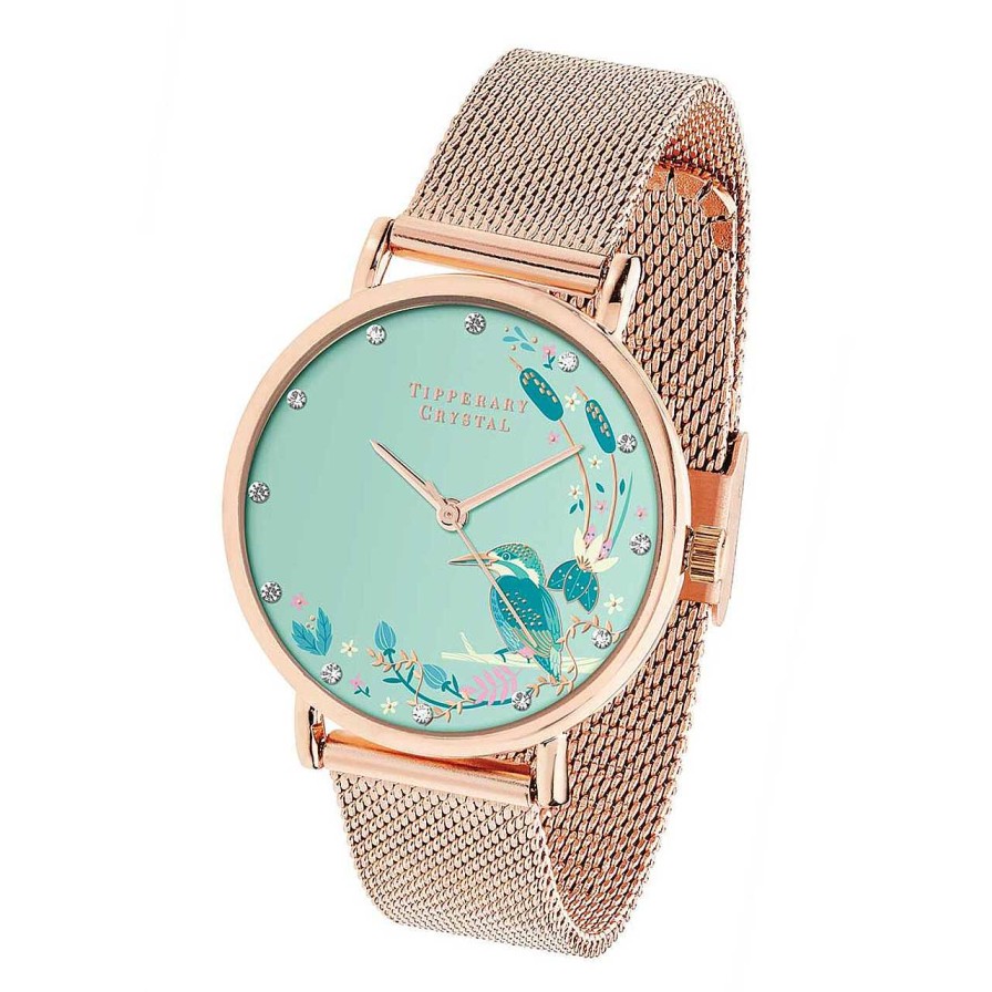 Jewellery Birdy | Kingfisher Rose Gold Birdy Watch