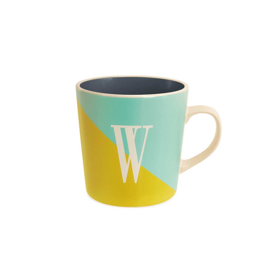 Homeware Tipperary Crystal Mugs | Tipperary Crystal Initial "W" Mug