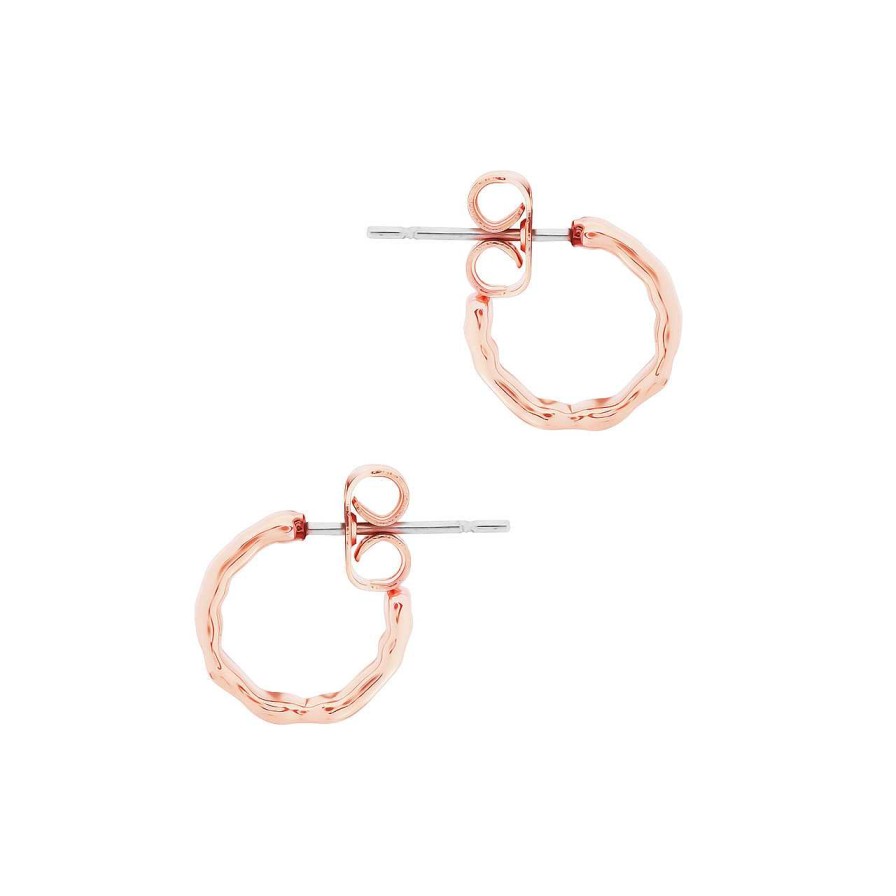 Jewellery Tipperary Crystal | Tc Mini Hoop Earring Rose Gold