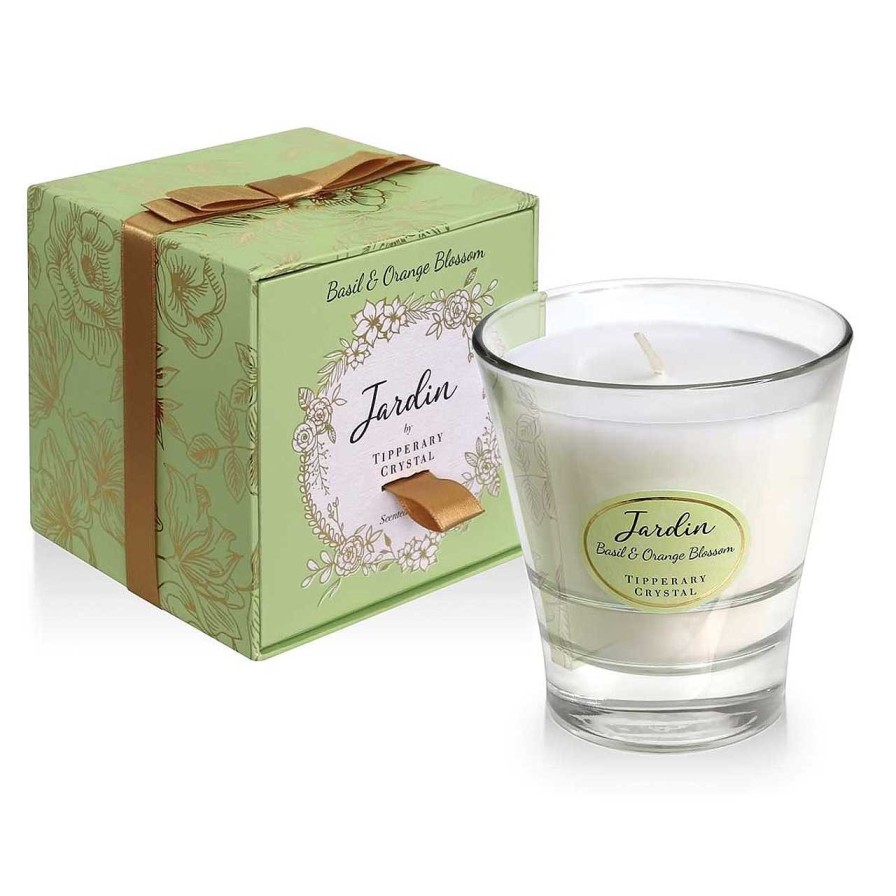 Homeware Tipperary Crystal Candles | Basil & Orange Jardin Collection Candle