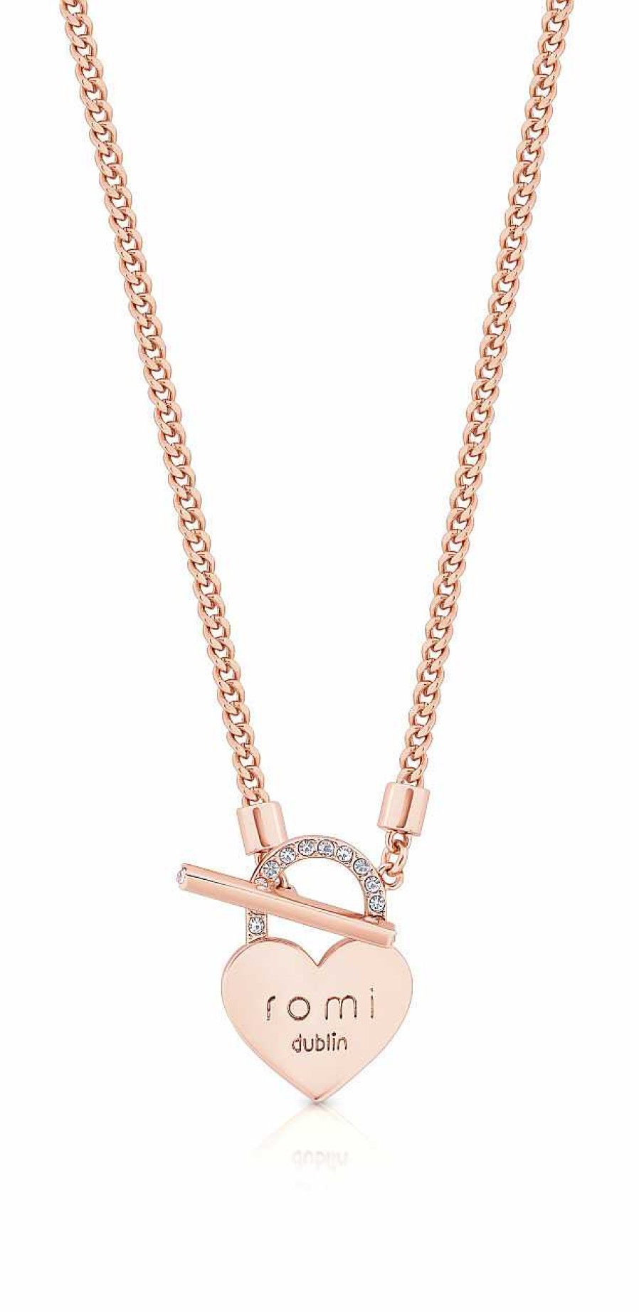 Jewellery Romi Dublin | Romi Rose Gold Heart Necklace