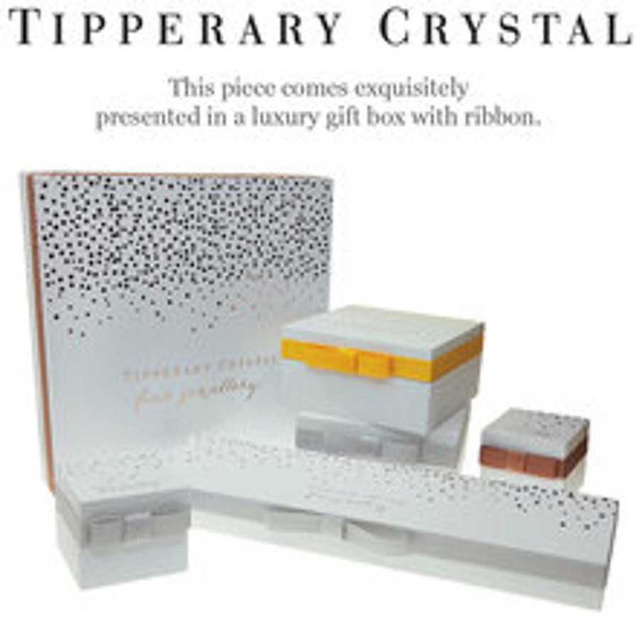 Jewellery Tipperary Crystal | Silver Earrings White Stone Emerald Cut