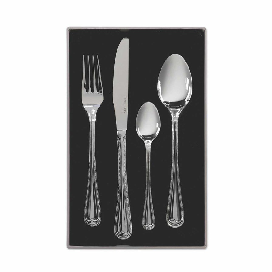 Homeware Tipperary Crystal Mugs | Elegance 16 Piece Cutlery Set