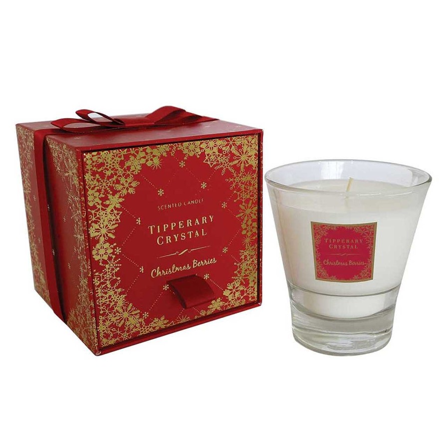 Homeware Tipperary Crystal | Tipperary Christmas Berries Filled Tumbler