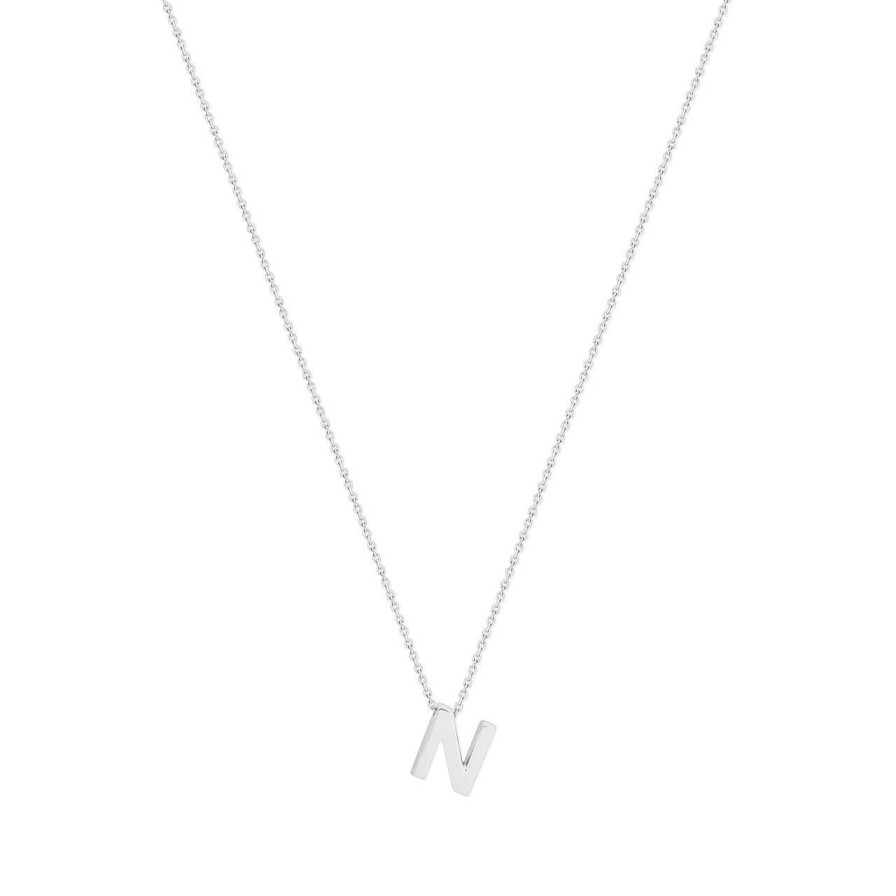 Jewellery Tipperary Crystal Diffusers | Sterling Silver Tipperary Letter "N" Pendant