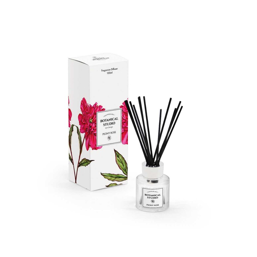 Homeware Tipperary Crystal Diffusers | Botanical Studio Diffuser - Peony Rose