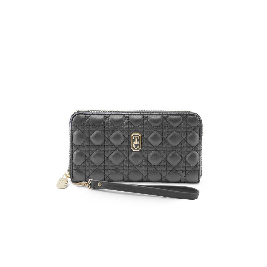 Handbags Tipperary Crystal Wallet | Genoa Wallet - Black