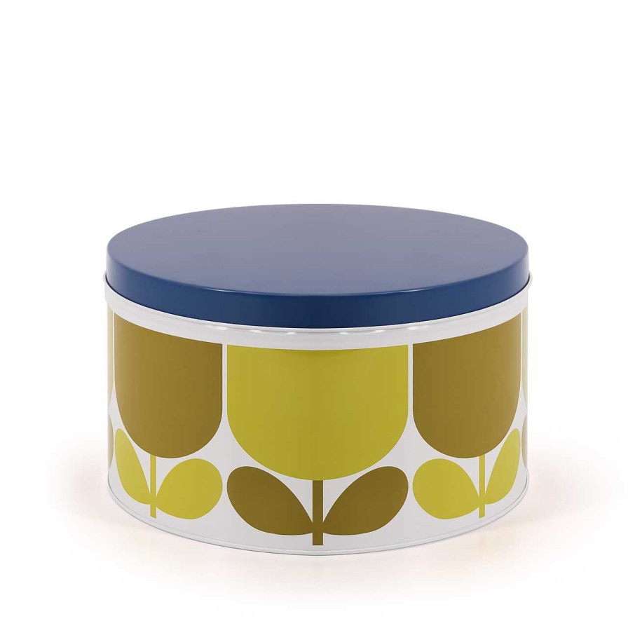 Homeware Orla Kiely Vase | Orla Kiely Nesting Cake Tins - Set Of 3 Sunflower/Sky