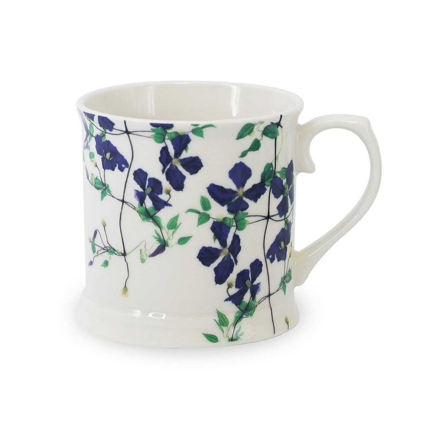 Homeware Tipperary Crystal Mugs | Botanical Studio - Clematis Tankard