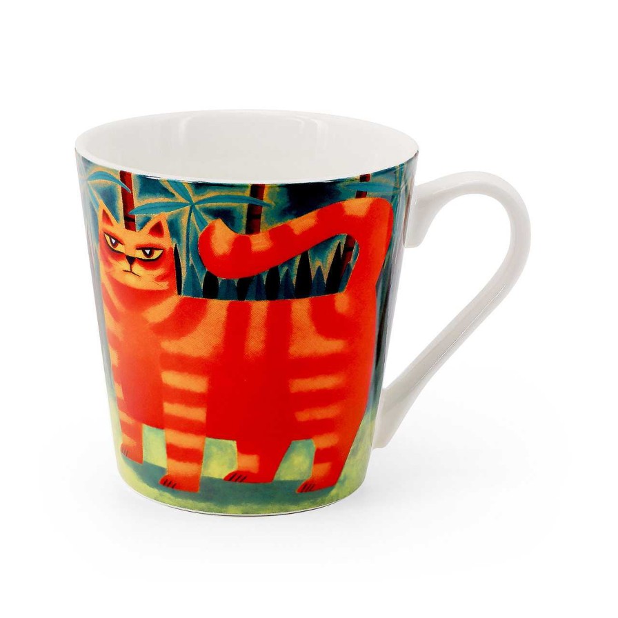 Homeware Graham Knuttel Mugs | Graham Knuttel Set Of 4 Mugs - Cartel & Animals