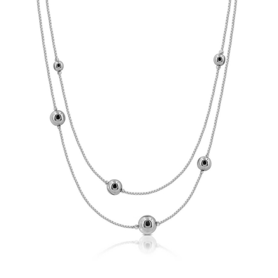 Jewellery Romi Dublin | Romi Silver Bead Necklace