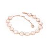 Jewellery Tipperary Crystal | Mother Of Pearl Full Moon Bracelet - Rose Gold