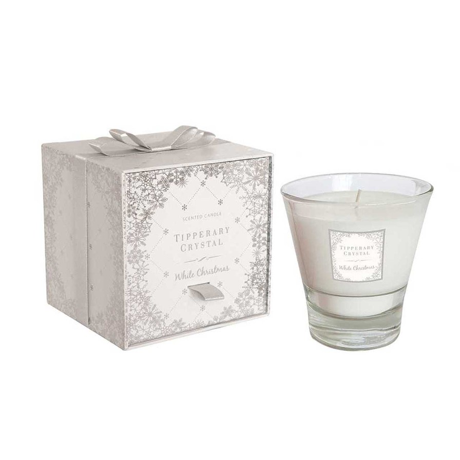 Homeware Tipperary Crystal Candles | Tipperary White Christmas Filled Tumbler