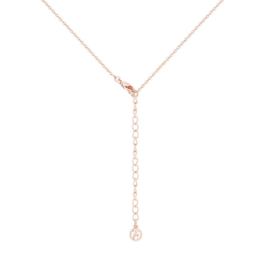 Jewellery Bees | Bee Rose Gold Hexagonal Pendant