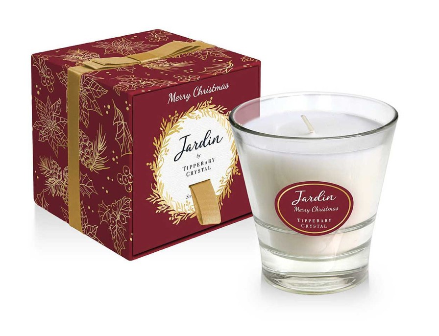 Homeware Tipperary Crystal Candles | Jardin Collection Christmas Candle - Merry Christmas