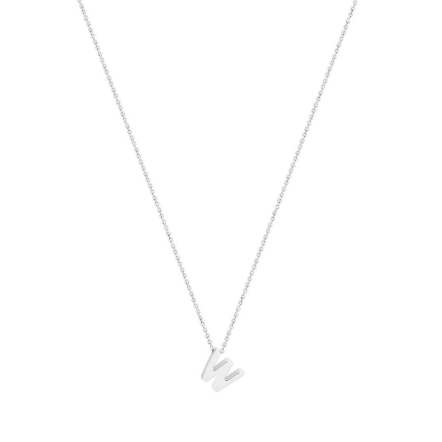 Jewellery Tipperary Crystal Diffusers | Sterling Silver Tipperary Letter "W" Pendant