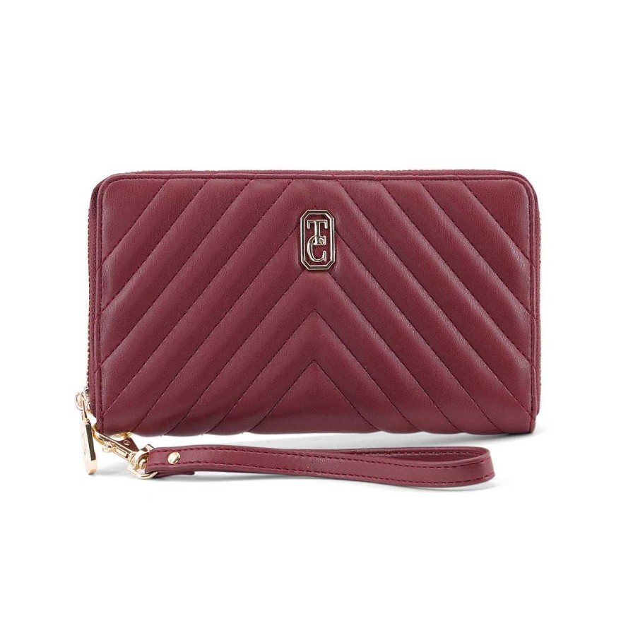 Handbags Tipperary Crystal Sunglasses | Chevron Burgundy Wallet