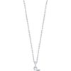 Jewellery Tipperary Crystal | Half Moon Pendant - Silver