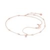 Jewellery Tipperary Crystal | Half Moon Bracelet - Rose Gold