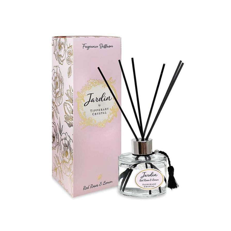 Homeware Tipperary Crystal Diffusers | Red Roses & Lemon Jardin Collection Diffuser